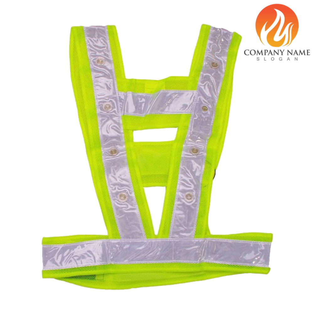 04132024-15 حمایل چراغ دار جلیقه ترافیکی فسفری - Image 1