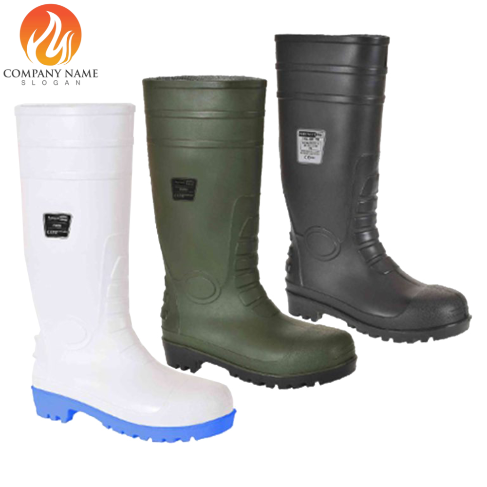 04162024-6 چکمه لاستیکی ایمنی ضد اسید ولتکس با پنجه کامپوزیت - Image 1