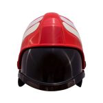 کلاه ایمنی آتش نشانی پاپ فایر رنگ قرمز دسته - Image 2