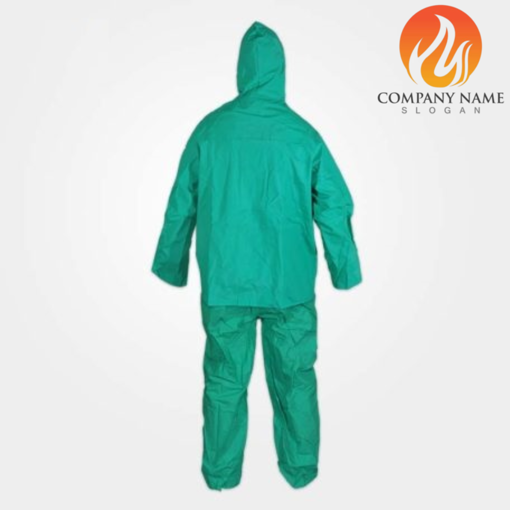 26-03 لباس کاپشن و شلوار ضد اسید ماگما سبز - Image 3