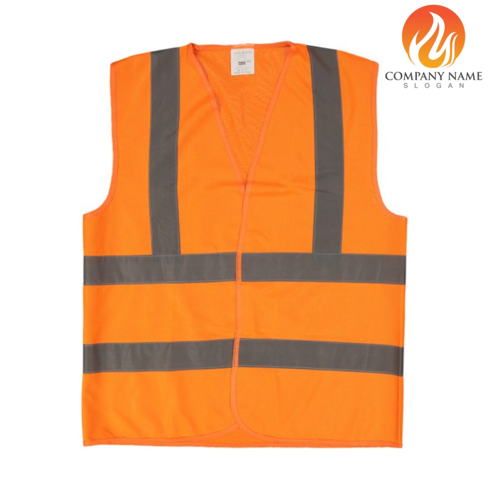 86456415-768x768 جلیقه ایمنی شبرنگ دار رنگ نارنجی - Image 1