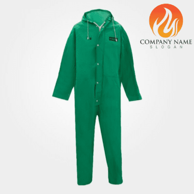 لباس ضد اسید یکسره سبز