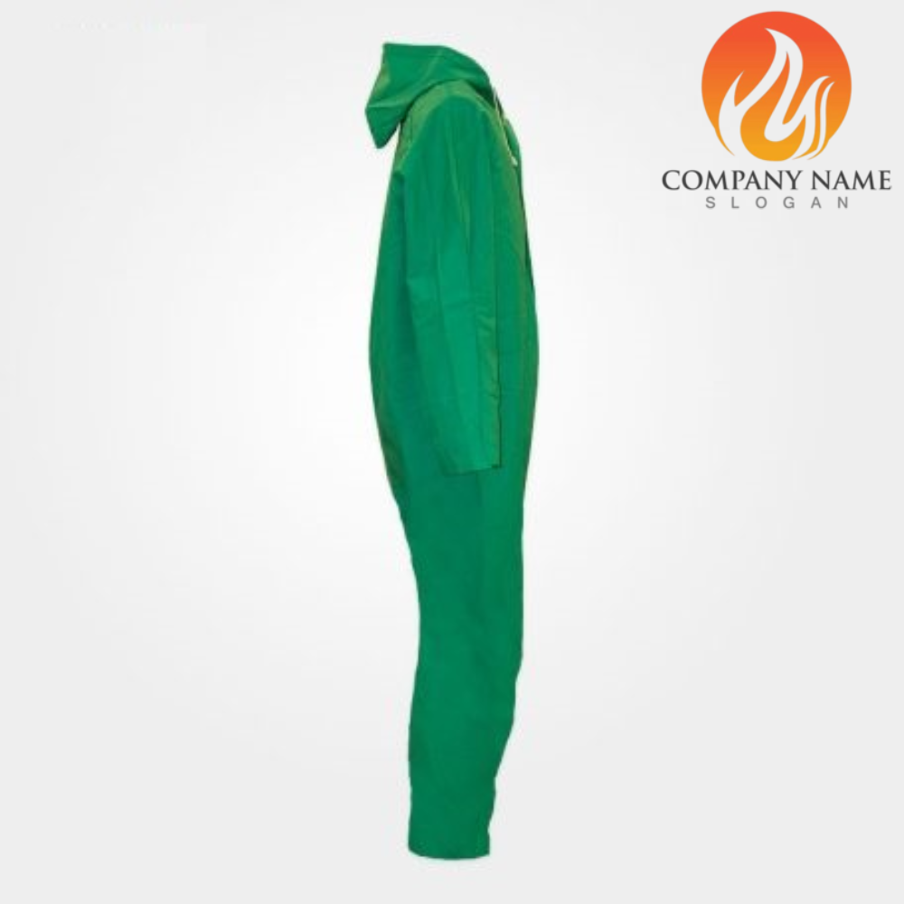 AF016-2 لباس ضد اسید یکسره سبز - Image 2