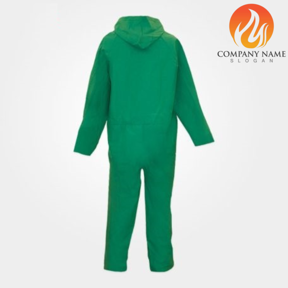 AF016-3 لباس ضد اسید یکسره سبز - Image 3