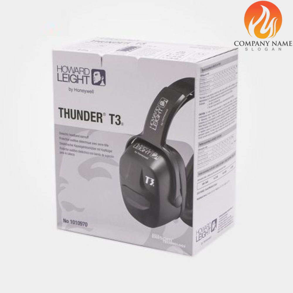 JC023-1 گوشی ایمنی HOWARD LEIGHT مدل THUNDER T3 رنگ مشکی - Image 4