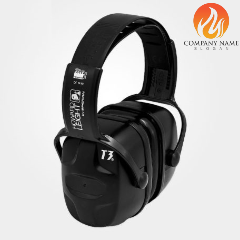 JC023-3 گوشی ایمنی HOWARD LEIGHT مدل THUNDER T3 رنگ مشکی - Image 2