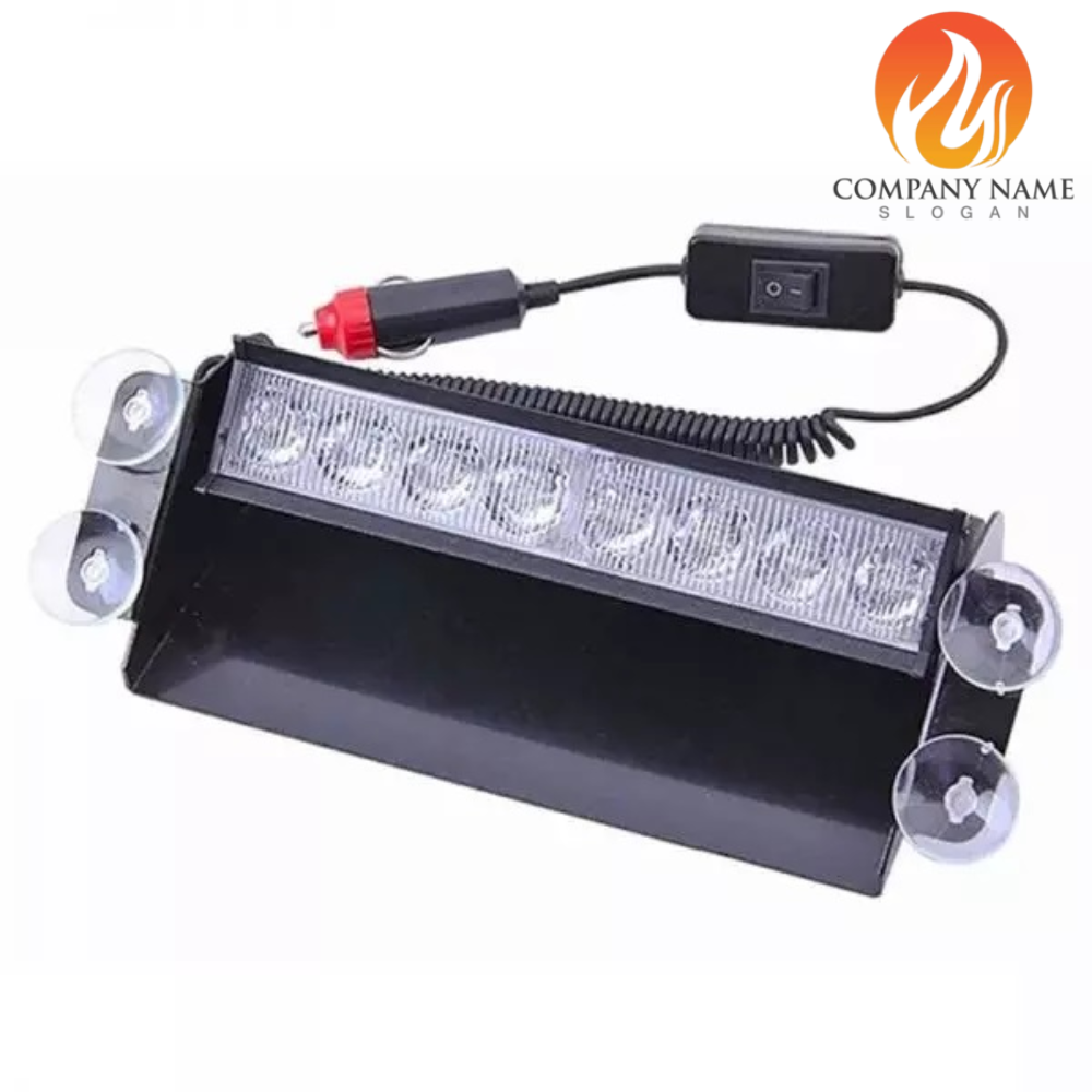 12345 چراغ فلاشر 8 ال ای دی جلو داشبوردی - Image 1