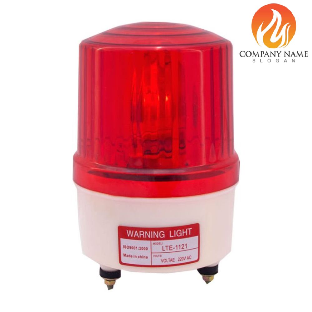 22334 چراغ گردان 220 ولت قرمز - Image 1