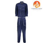 کاپشن و شلوار مهندسی تیک مک مدل طوسی سرمه ای - Image 2