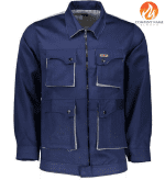 کاپشن و شلوار مهندسی تیک مک مدل طوسی سرمه ای