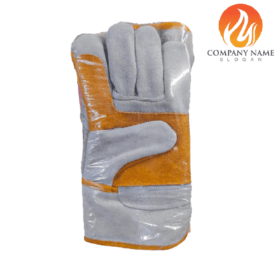 دستکش مهندسی کف دوبل تمام چرمی