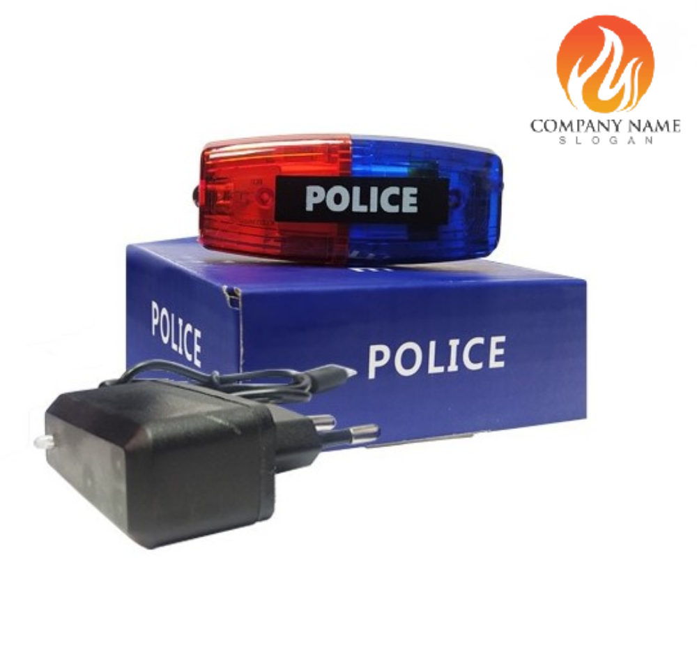 چشمک چراغ چشمک زن پلیسی و سردوشی لباس - Image 1