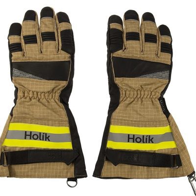 دستکش آتش نشانی ضدحریق مدل خاکی هالیک Holik