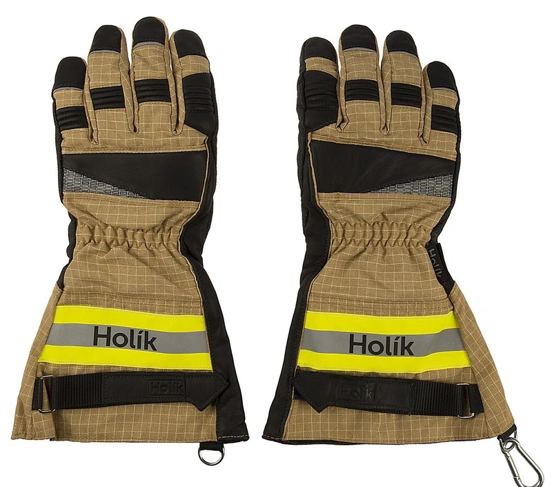 ددس دستکش آتش نشانی ضدحریق مدل خاکی هالیک Holik - Image 1