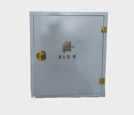 جععبه جعبه آتش نشانی تک درب سایز متوسط سفید - Image 1